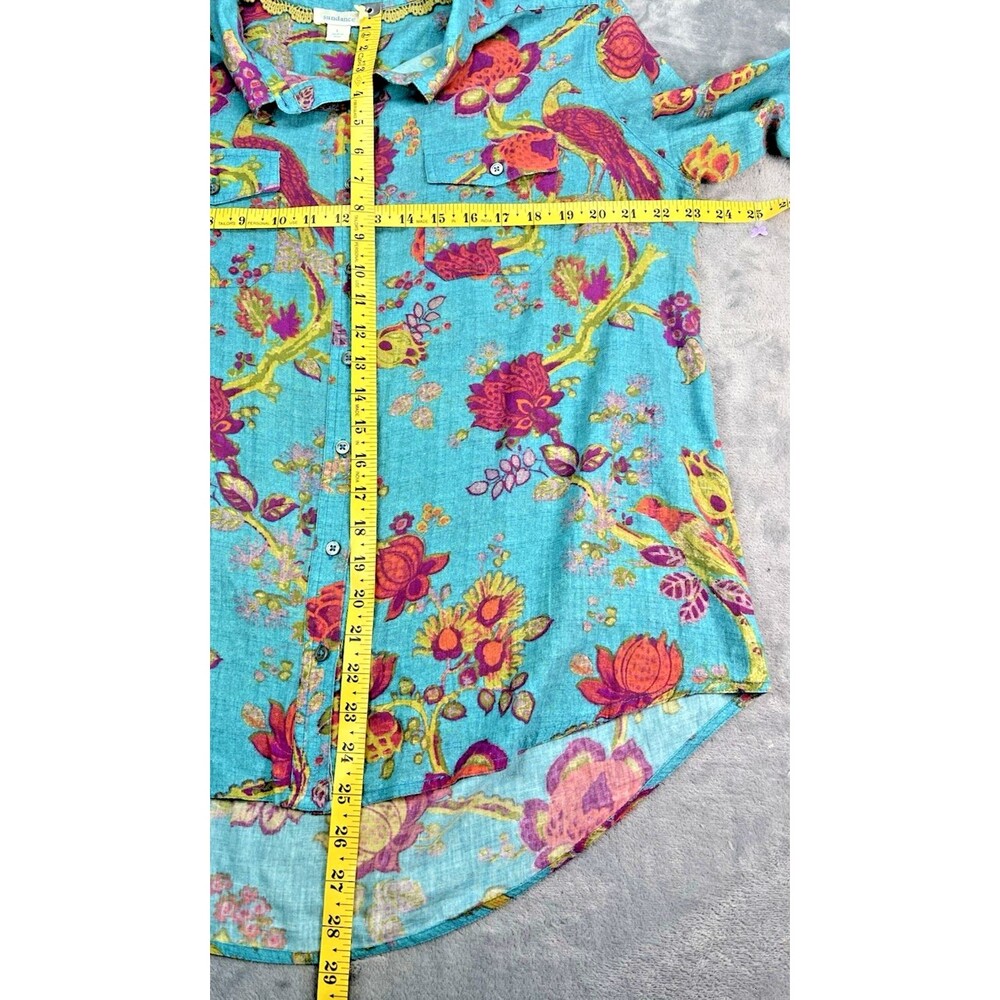 Sundance womens gorgeous luxury floral summer cottagecore long sleeve NWOT Large - Picture 5 of 8